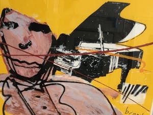 Herman Brood - Piano Man (groot met lijst) kopen? Bied vanaf 445!