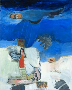 Michel van Overbeeke - Gemengde techniek op doek, Zonder titel - Ingelijst kopen? Bied vanaf 250!