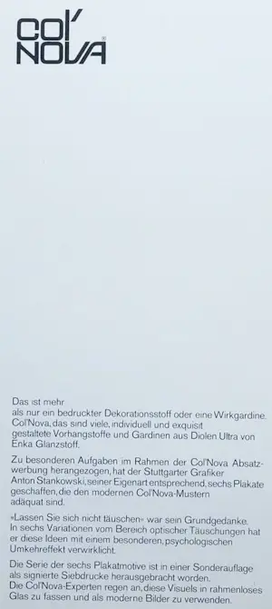 Anton Stankowski - Zeefdruk: Col'nova kopen? Bied vanaf 125!