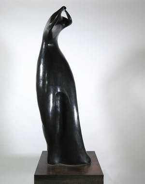 Jean-Louis Toutain - Levensgroot bronzen beeld, Chanson d'Amour (Zeer groot!) kopen? Bied vanaf 5000!