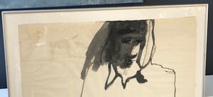 Jurjen de Haan - Prachtig uniek werk - 'Carlos' - Inkt / aquarel op papier - 1971 kopen? Bied vanaf 1!