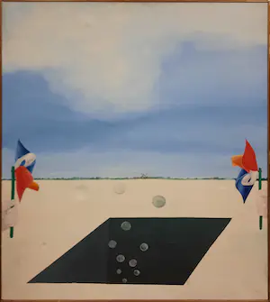 Joop Leyten - schilderij met Windmolens - 238B kopen? Bied vanaf 45!