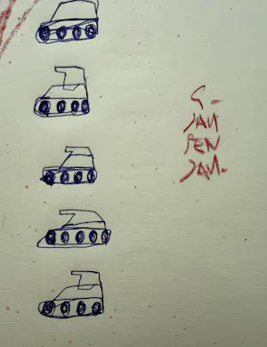 Geert Jan Jansen - gemengde techniek op papier | 'If you correct me kopen? Bied vanaf 100!