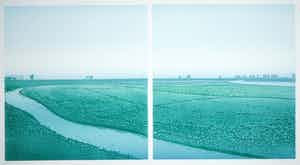 Elmar Gille - Kleurenets en aquatint, Z.T. (polderlandschap) verkocht voor € 1!