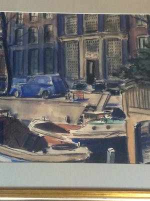 Bob Buys - 1912-1979. Grachtengezicht Amsterdam 1954 kopen? Bied vanaf 150!