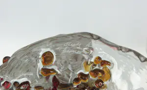 Bernard Heesen - de Oude Horn / Twee unieke en grote rood-bruin gespikkelde vazen kopen? Bied vanaf 350!