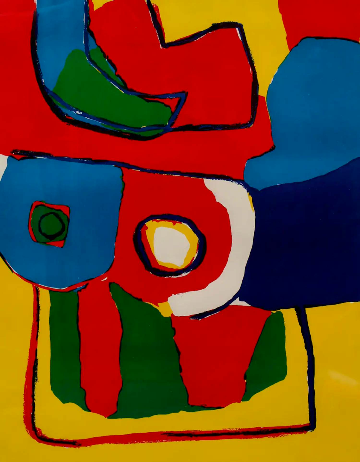Karel Appel - Ingelijste zeefdruk - 1969 kopen? Bied vanaf 995!