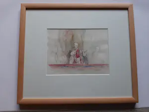 Alexander Lichtveld - Aquarel, Paus. kopen? Bied vanaf 40!