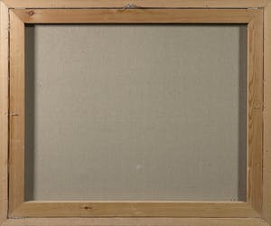 Marcel Cockx - Olieverf op doek, Figuur met landschap -Ingelijst kopen? Bied vanaf 1!