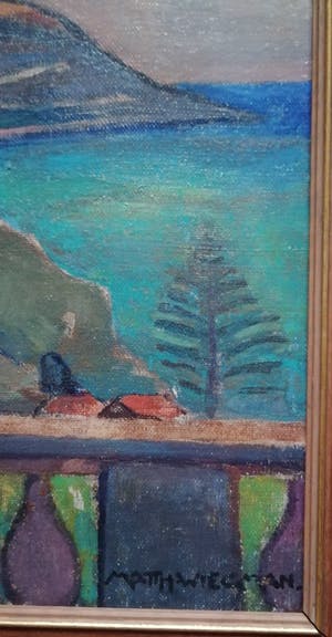 Matthieu Wiegman - Kustlandschap bij Menton (Z-Frankrijk) kopen? Bied vanaf 2000!