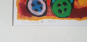 Clemens Briels - Podana - zeefdruk - gesigneerd - ingelijst - 1997 - 100 ex. kopen? Bied vanaf 1!