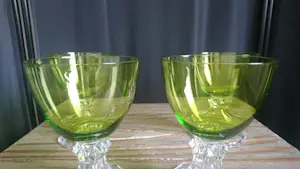 Val-Saint-Lambert - kristallen wijn/water glazen model ¨Yale¨ kopen? Bied vanaf 1!