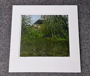 Dianne Bakker - Grote "reductie" Houtsnede "verscholen" zeer kleine oplage (10) - gesigneerd kopen? Bied vanaf 75!