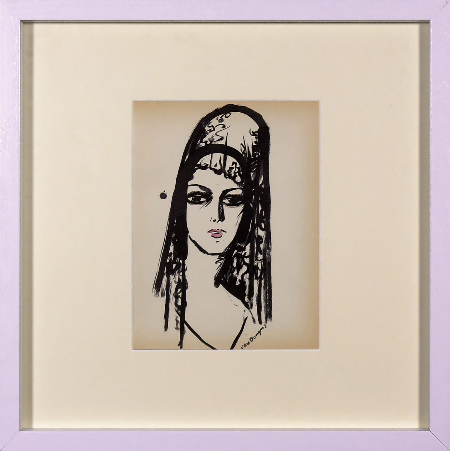Kees van Dongen - Pochoir uit 1925, L'Espagnole kopen? Bied vanaf 1!
