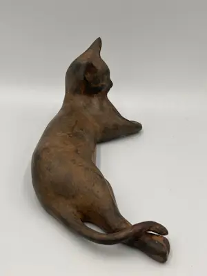 Brons (Onbekend) - Liggende kat kopen? Bied vanaf 120!