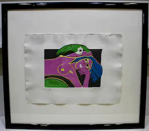 Corneille - Ingelijste aquagravure - 1999 kopen? Bied vanaf 395!