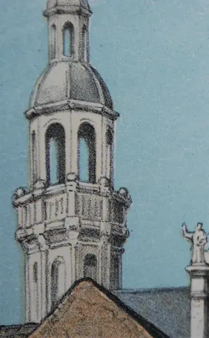 Frederik Hendrik Weissenbruch - Stadhuis Den Haag - kleurenlitho kopen? Bied vanaf 45!