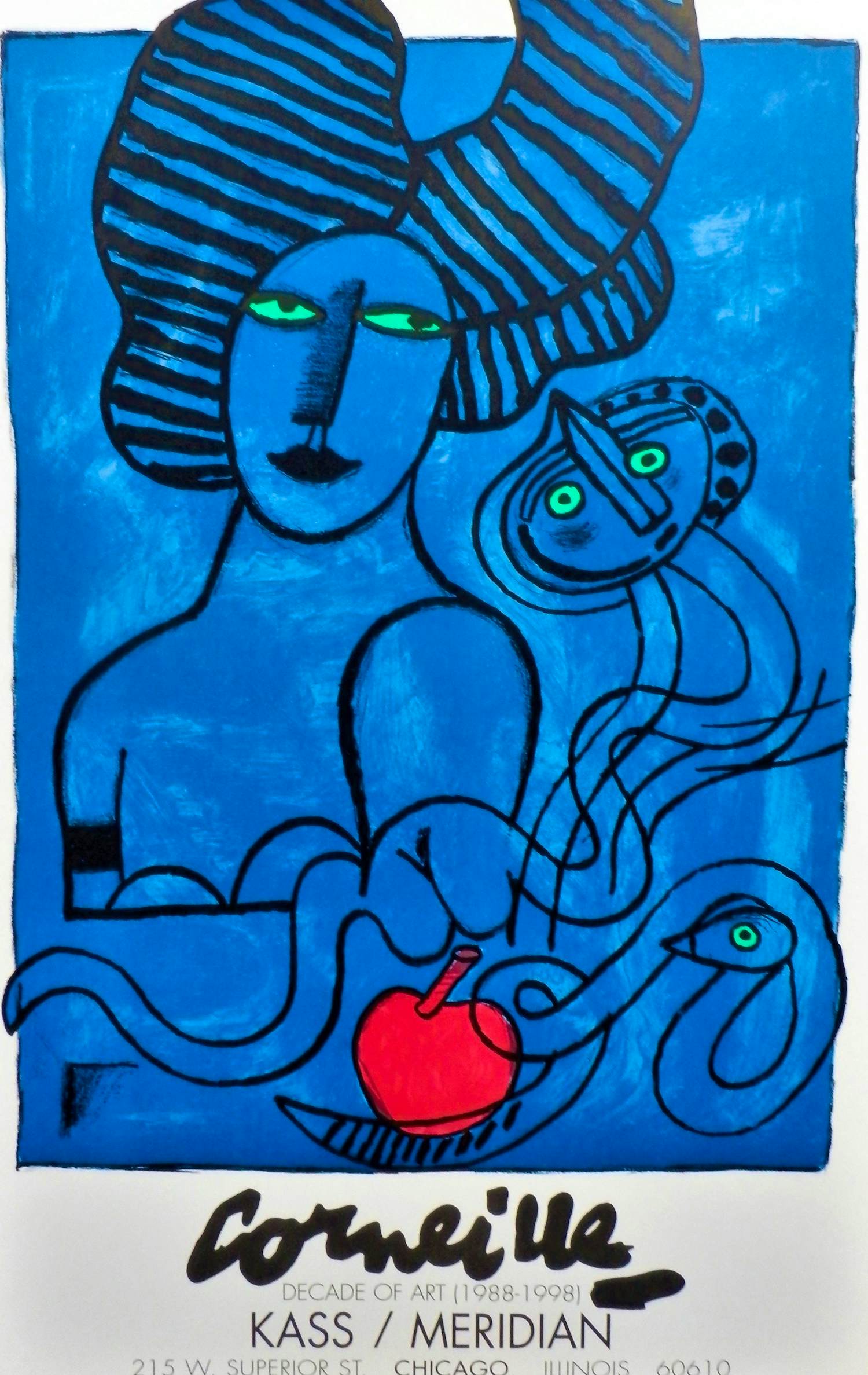 Corneille - Kleurenlitho IMAGE du PARADIS uit 1998 verkocht voor € 59!