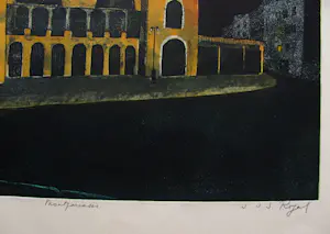 Jacques J.J. Rigal - BAHNHOF MONTPARNASSE - Epreuve d´ artiste . kopen? Bied vanaf 150!