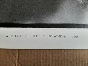 Jan Wolkers - Zeefdruk Winterbeeld VI + gedicht + foto van Jan Wolkers kopen? Bied vanaf 160!