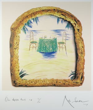 Rob Scholte - Zeefdruk, Ons dagelijks brood - Ingelijst (Groot) kopen? Bied vanaf 1!