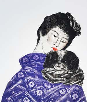 Arja van den Berg - Japanse met hondje verkocht voor € 40!