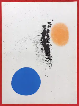 Joan Miro - Abstracte compositie, originele litho (1961) kaufen? Bieten Sie von 50!