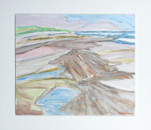 Paul Overhaus - Acryl op board, Zonder titel - Ingelijst kopen? Bied vanaf 60!