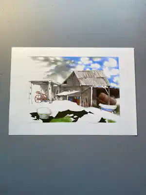 AcheterNicolaas Wijnberg - Gesigneerde lithografie (1982) – nr. 57/100? Enchérissez de 50!
