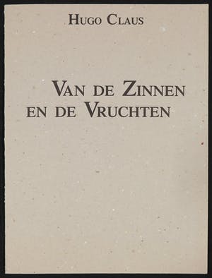 Hugo Claus - Offset, Van de Zinnen en de Vruchten kopen? Bied vanaf 20!