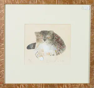 Mohaier Dariush - Drie litho's, Katten kopen? Bied vanaf 1!