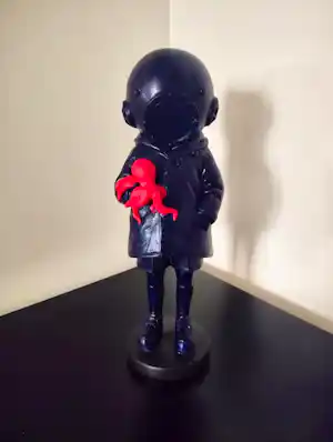 Carole CARPIER - LUCY (geïnspireerd door Banksy) verkocht voor € 189!