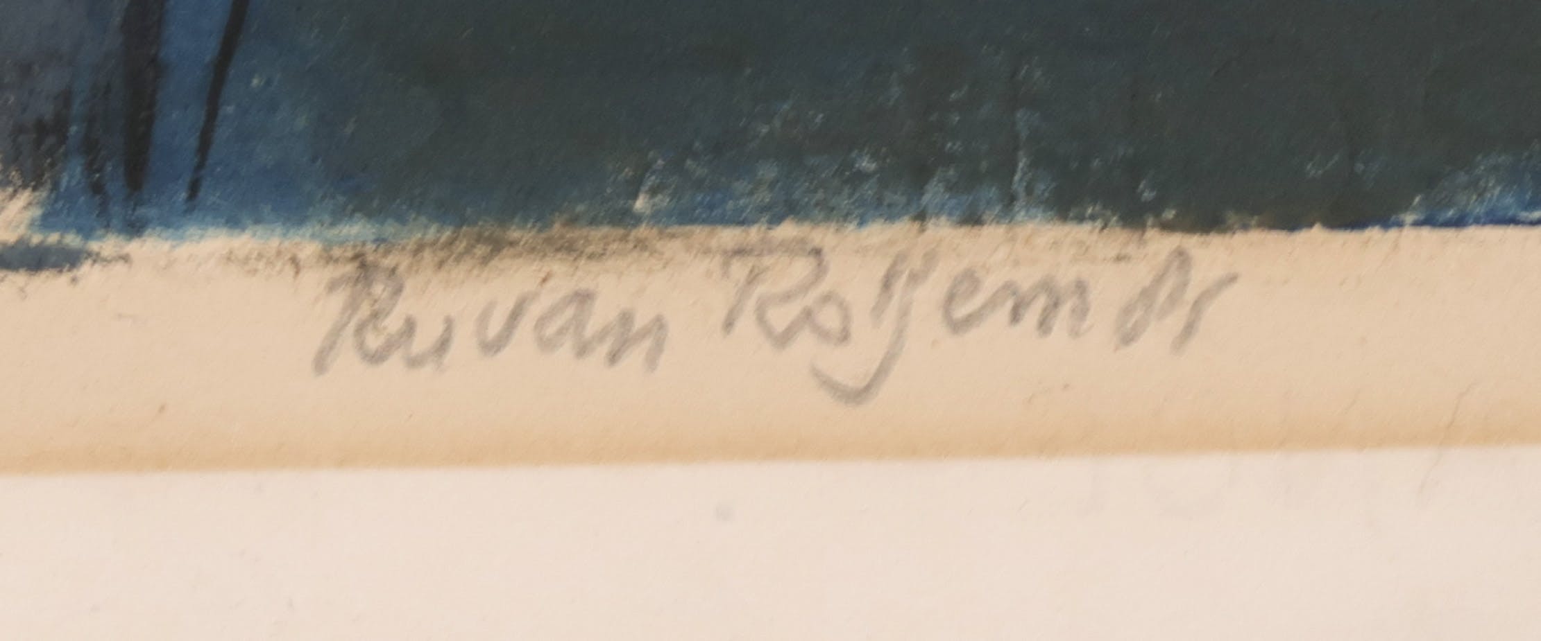 Ru van Rossem - Reliëfets en aquatint, Wind en water kopen? Bied vanaf 20!