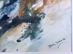 Betty Jansma-Ijzerman - Prachtig schilderij (ingelijst) - Groot! kopen? Bied vanaf 125!