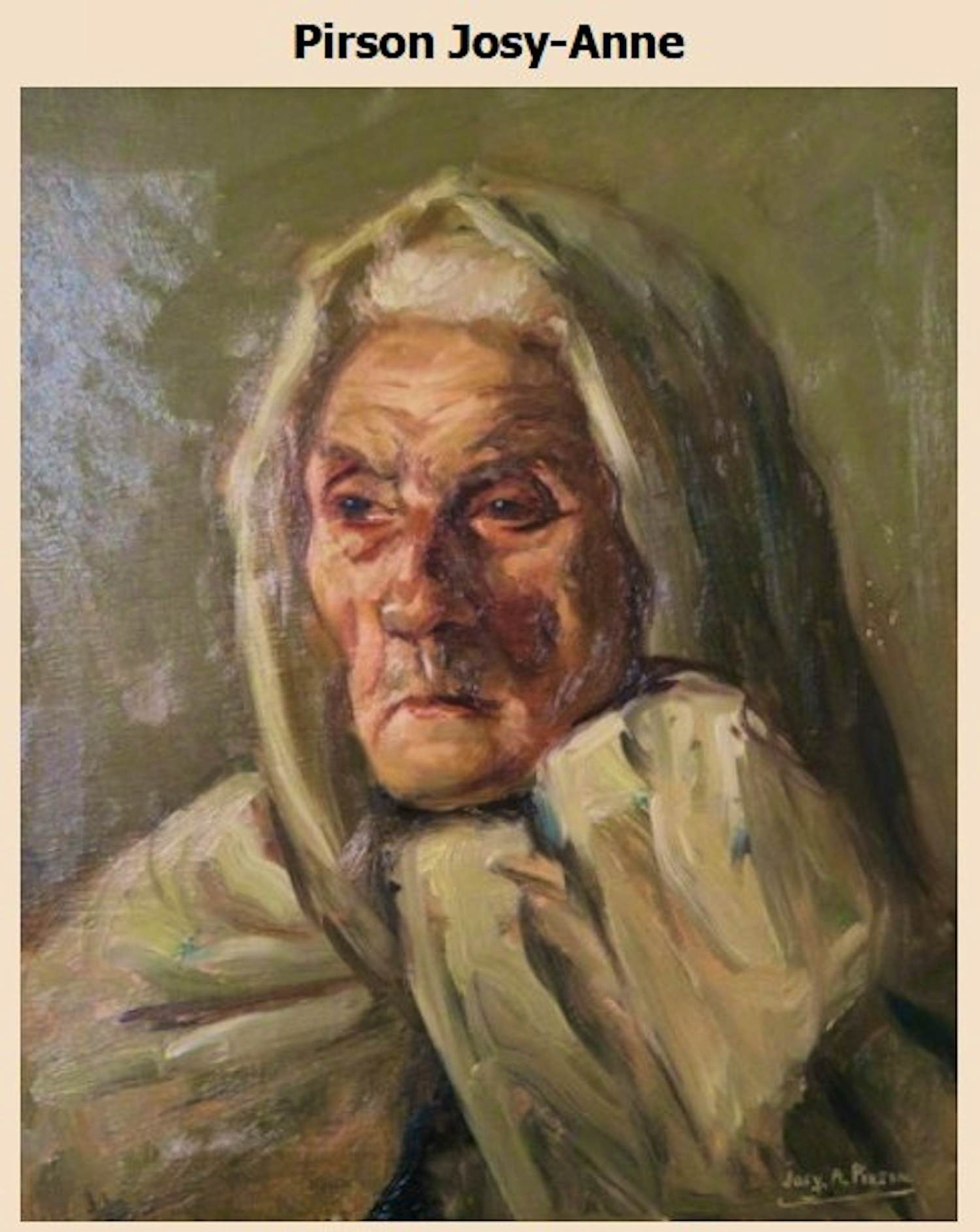 Josy-Ann Pirson - Tête de vieille kopen? Bied vanaf 300!