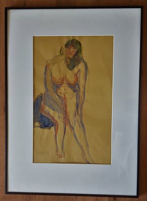 Niet of onleesbaar gesigneerd - vrouw naakt kopen? Bied vanaf 1!