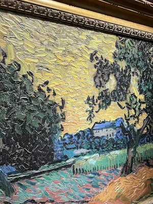Vincent van Gogh - Museum Relievo "Landschap in de Schemering" Gelimiteerde editie kunstreproductie kaufen? Bieten Sie von 1250!