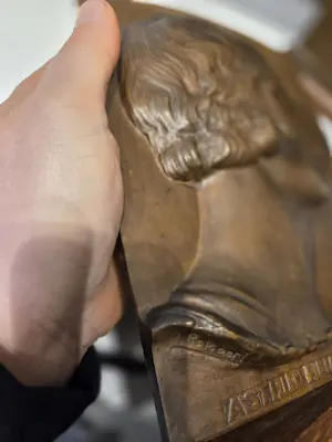 Octaaf Rotsaert - Set Bronzen Reliëfplaquettes – Koning Leopold III & Koningin Astrid kopen? Bied vanaf 110!