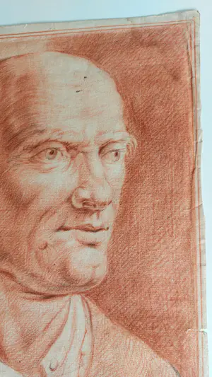 Onbekend - Roodkrijt tekening kopen? Bied vanaf 90!