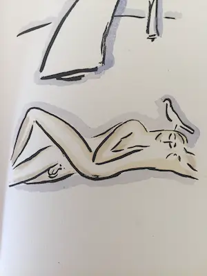 Kees van Dongen - Pochoir - Aan het strand - 1925 kopen? Bied vanaf 300!