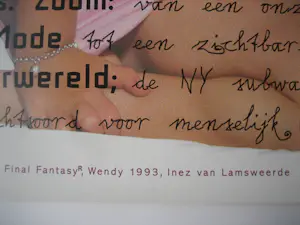 Inez van Lamsweerde - Poster Blvd. Tijdschrift 1e Nummer (1993) kopen? Bied vanaf 85!