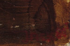 Jack Harden - Gemengde techniek op board, Weemoedige herinnering - Ingelijst (Zeer Groot) kopen? Bied vanaf 1!