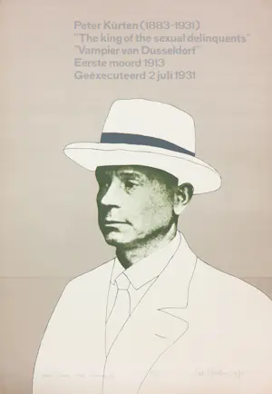 Ad Gerritsen - Lot van twee zeefdrukken uit de serie 'Crimes and Criminals' kopen? Bied vanaf 1!