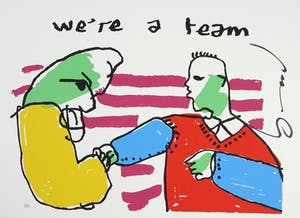 Herman Brood - Zeefdruk, We're a team kopen? Bied vanaf 120!