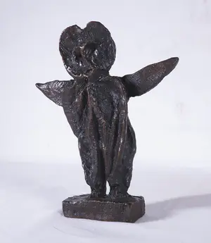 Carl-Henning Pedersen - Brons, The blue angel kopen? Bied vanaf 950!