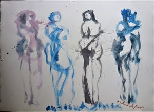 Anton Heyboer - Four women . kopen? Bied vanaf 425!