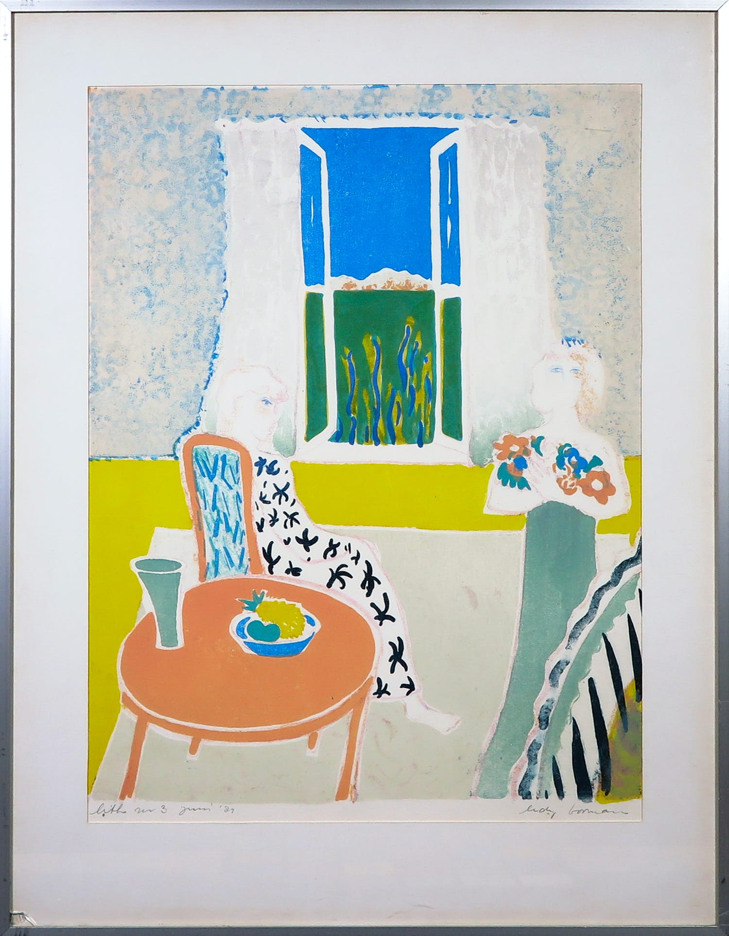 Lidy Kooman - Litho, Zonder titel - Ingelijst kopen? Bied vanaf 1!