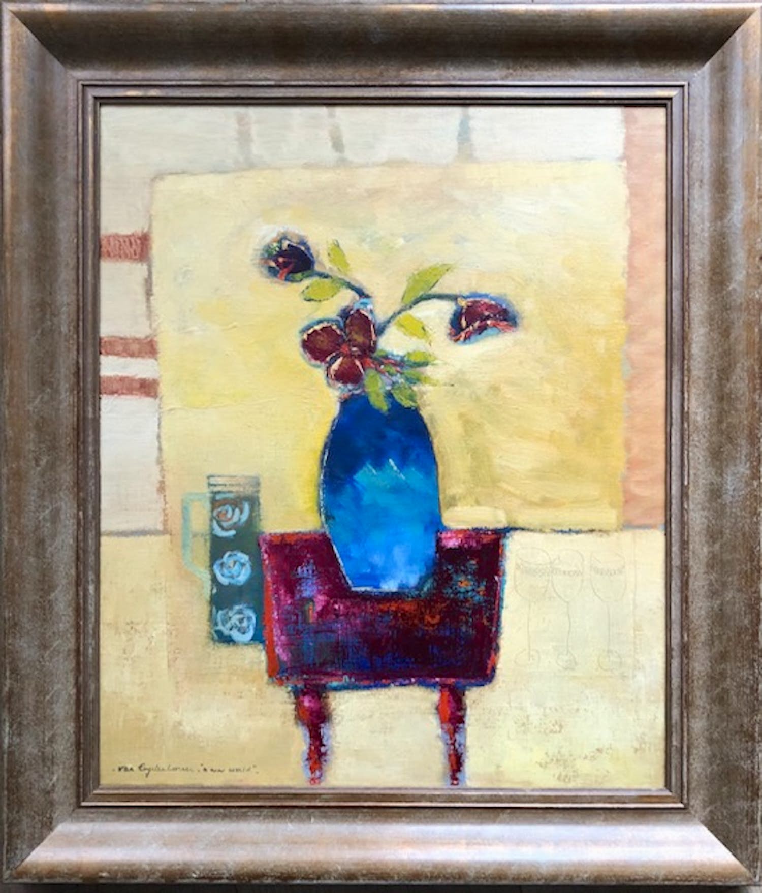 Lita van Engelenhoven - A New World - Olieverf kopen? Bied vanaf 145!