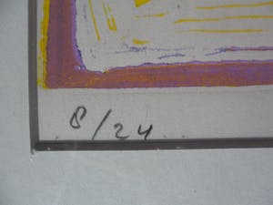 Pim Schilt - Linosnede, titel, Knielend Naakt, uit 1983 kopen? Bied vanaf 40!