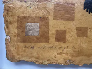 Gert Strengholt - Gemengde druktechniek op papier | 'Nasty dogs 4' | 2011 (FRAAI INGELIJST) kopen? Bied vanaf 10!